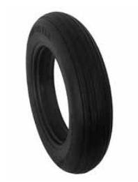 Amerityre Wheelbarrow - Ribbed Tires 4.8/4.008 Lawn and Garden Tires | 104804008250BRLT