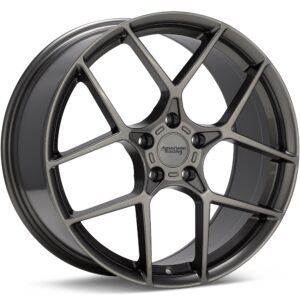 American Racing AR924 Graphite Silver Wheels 18 In 18x8.5 50 AR92488534950