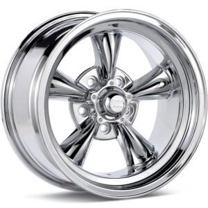 American Racing Authentic Hot Rod VN605 Torq-Thrust D Chrome Plated Wheels 15 In 15x6 +3 VN6055665
