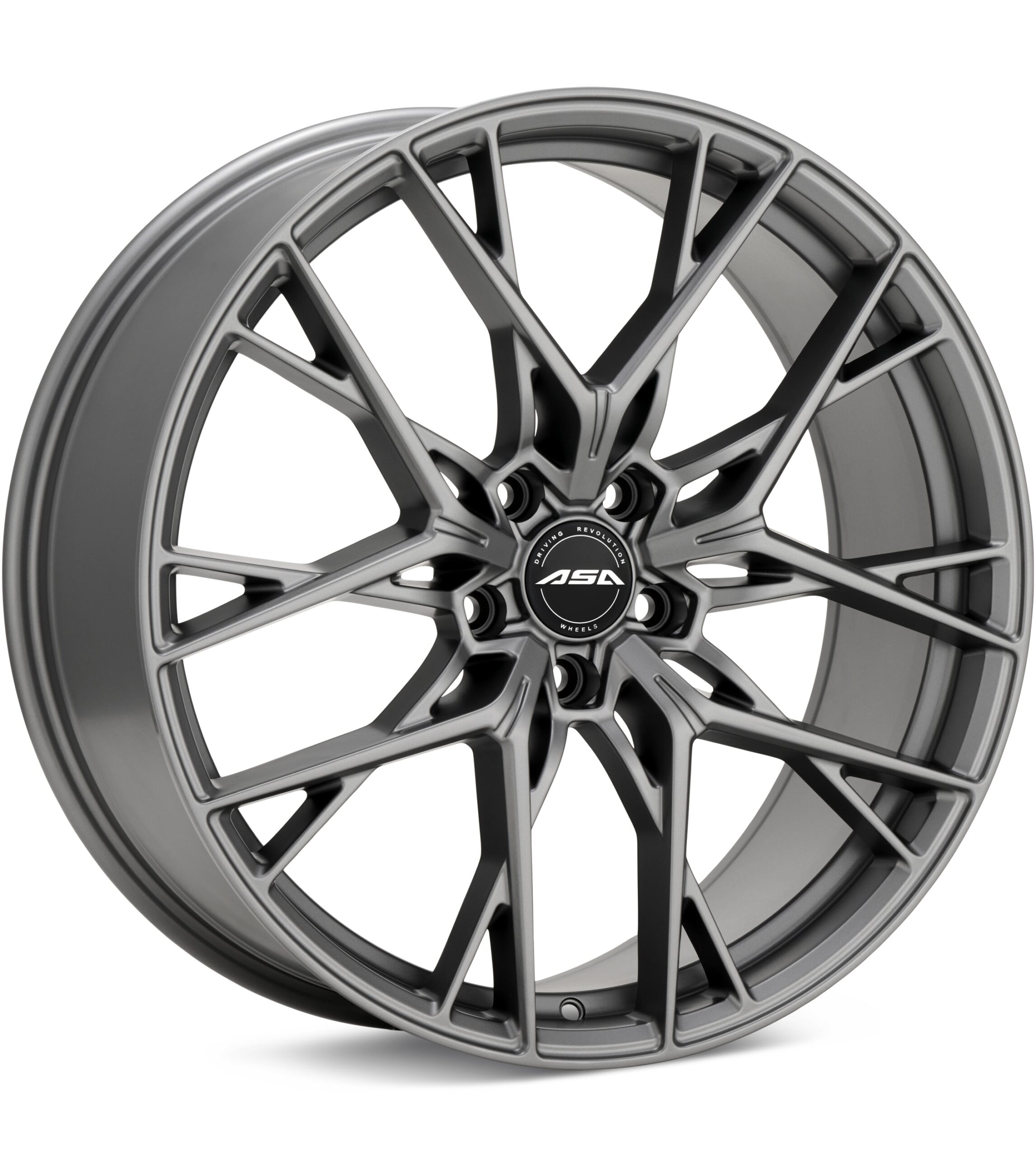 ASA GT20 Matte Graphite Silver Wheels 19 In 19x8 +45 GT209809MGS