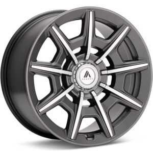 ASANTI Black Label ABL-41 Machined w/Anthracite Accent Wheels 20 In 20x9 +35 AB041AD20904635