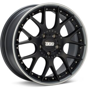 BBS CH-R II Black w/Polished Stainless Lip Wheels 20 In 20x11.5 47 X10010569