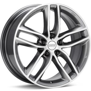 BBS SX Machined w/Anthracite Accent Wheels 18 In 18x8 30 X10018431