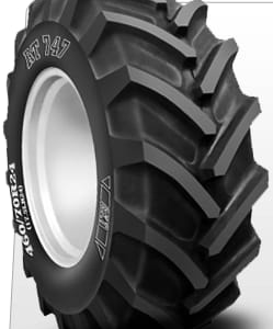 BKT RT747 Radial Tractor Lug R-4 19.5L-24 157A8 Farm Tires | 7536