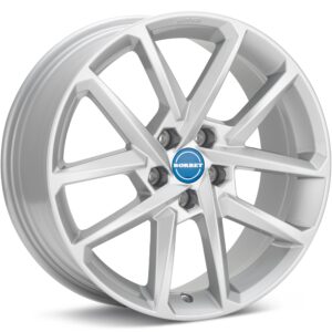 Borbet Type N Crystal Silver Wheels 17 In 17x6.5 +40 497749