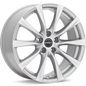 Borbet Type RE Bright Silver Wheels 16 In 16x7 +40 139730