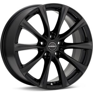 Borbet Type RE Gloss Black Wheels 16 In 16x7 +38 139705