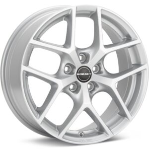 Borbet Type Y Crystal Silver Wheels 16 In 16x7 +48 496134