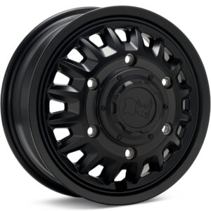 Black Rhino Aliso Dually Black Wheels 16 In 16x6 -130 BR019MX16606B130N