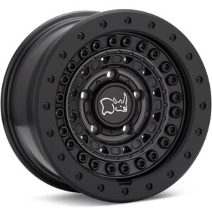 Black Rhino Barricade Gunblack w/Black Rock Guard Wheels 17 In 17x8.5 -18 1785BCD-85127G71
