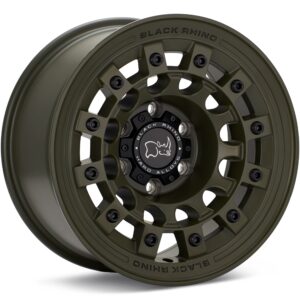 Black Rhino Fuji Olive Drab Green Wheels 17 In 17x9 -12 BR004EX17905012N