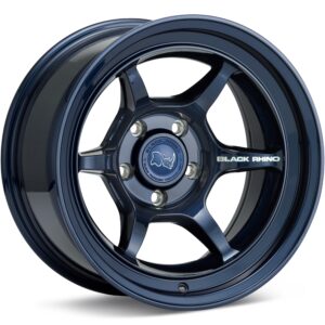 Black Rhino Shogun Gloss Midnight Blue Wheels 17 In 17x9 -38 BR011LX17906838N
