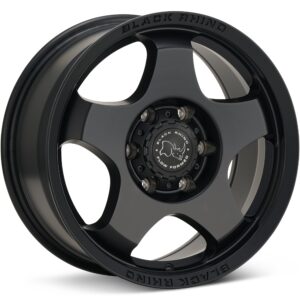 Black Rhino SOL Black Wheels 17 In 17x8 +30 BR031MX17806830