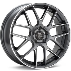 Bremmer Kraft BR20 Machined w/Anthracite Accent Wheels 20 In 20x8.5 +32 BR202855AMF