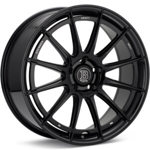 Bremmer Kraft BR21 Gloss Black Wheels 18 In 18x8 +45 BR218807GB