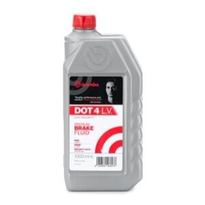 Brembo Premium Brake Fluid DOT 4 Low Viscosity 1000ml bottle L04210