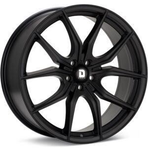 Drag DR-67 Flat Black Wheels 17 In 17x7.5 +40 DR671775234072BF1