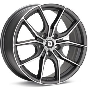 Drag DR-67 Machined w/Grey Accent Wheels 17 In 17x7.5 +42 DR671775064273GMF