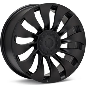 Drag DR-83 Flat Black Wheels 18 In 18x8.5 +30 DR831885483074BF1
