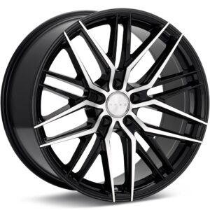 Drag DR-77 Machined w/Gloss Black Accent Wheels 17 In 17x7.5 +40 DR771775064073GBM