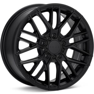 Drag DR-77 Dual PCD Black Wheels 15 In 15x6.5 +40 DR771565054073BF1