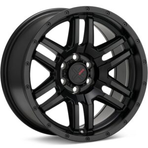 DX4 Dyno Flat Black Wheels 18 In 18x8 +25 X15880325106BF1