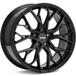 F1R Wheels FS3 Gloss Black Wheels 18 In 18x8.5 +35 FS318855G35BKRH