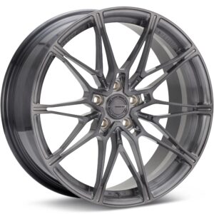 FORGED ONE Competition FF07 Brushed w/Dark Tint Clearcoat Wheels 19 In 19x10 +42 FF07191001BDT