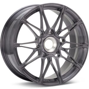 FORGED ONE Competition FF07 CenterLock Brushed w/Dark Tint Clearcoat Wheels 19 In 19x11 +56 FF07191103BDT