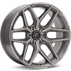 Fuel Off-Road Flux 6 Platinum Silver Wheels 20 In 20x9 +01 FC854AX20906801