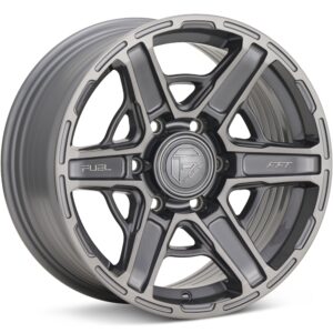 Fuel Off-Road Gambit Platinum Silver Wheels 17 In 17x8.5 +25 FC892AX17856825