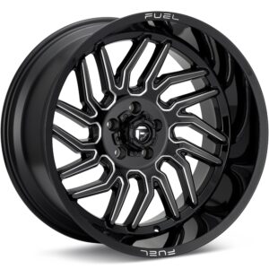 Fuel Off-Road Hurricane Gloss Black w/Milled Accent Wheels 20 In 20x10 -18 D80720001747