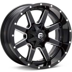 Fuel Off-Road Maverick Gloss Black w/Milled Accent Wheels 17 In 17x8.5 +25 D6101785G157