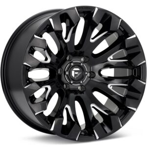 Fuel Off-Road Quake Gloss Black w/Milled Accent Wheels 18 In 18x9 +01 D82818908450