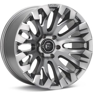 Fuel Off-Road Quake Platinum Silver Wheels 20 In 20x9 +01 D83020908250