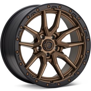 Fuel Off-Road Rebel 5 Bronze w/Black Lip Wheels 18 In 18x9 -12 D68118907545
