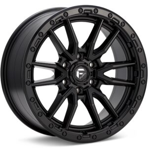 Fuel Off-Road Rebel 6 Black Wheels 22 In 22x10 -13 D67922008950