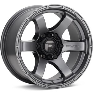 Fuel Off-Road Rush Matte Gunmetal Wheels 18 In 18x9 +20 D76718908757