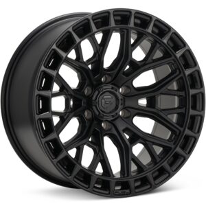 Fuel Off-Road Sigma Black w/Gloss Black Lip Wheels 17 In 17x9 -12 FC869MB17905012N