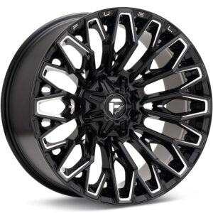 Fuel Off-Road Strike Gloss Black w/Milled Accent Wheels 20 In 20x10 -18 FC865BE20108318N