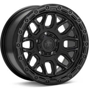 Fuel Off-Road Surge Black w/Gloss Black Lip Wheels 17 In 17x9 +01 FC881MB17905001