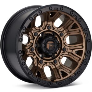 Fuel Off-Road Traction Matte Bronze w/Black Ring Wheels 20 In 20x10 -18 D82620008447
