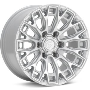 Fuel Off-Road Trax Gloss Silver Machined w/Clear Wheels 17 In 17x9 +20 FC882SD17906320