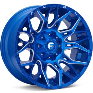 Fuel Off-Road Twitch Anodized Blue w/Milled Accent Wheels 22 In 22x10 -18 D77022009847