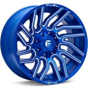 Fuel Off-Road Typhoon Anodized Blue w/Milled Accent Wheels 20 In 20x10 -18 D77420009847