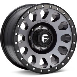 Fuel Off-Road Vector Grey w/Black Ring Wheels 17 In 17x9 -12 D60117907345