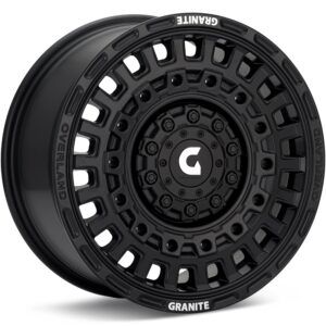 Granite Alloy GA502 Black Wheels 17 In 17x8 +60 5027806130MB60