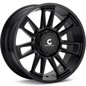 Granite Alloy GA503 Black Wheels 20 In 20x9 +12 5032906009MB12