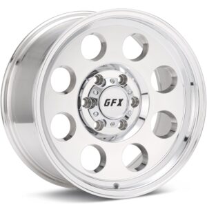 G-FX Wheels TR16 Polished Wheels 16 In 16x8.5 -06 T16 685-6139N6 P