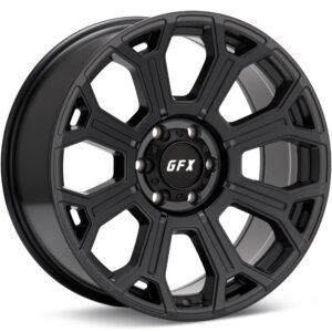 G-FX Wheels TR19 Black Wheels 16 In 16x8.5 -06 T19 685-8165N6 MB
